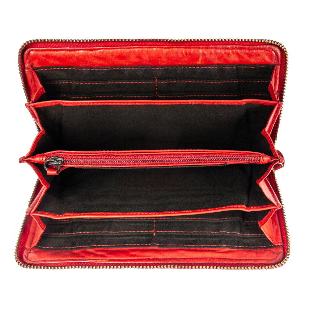 Женский кошелек Ashwood D81 Red (Красный)
