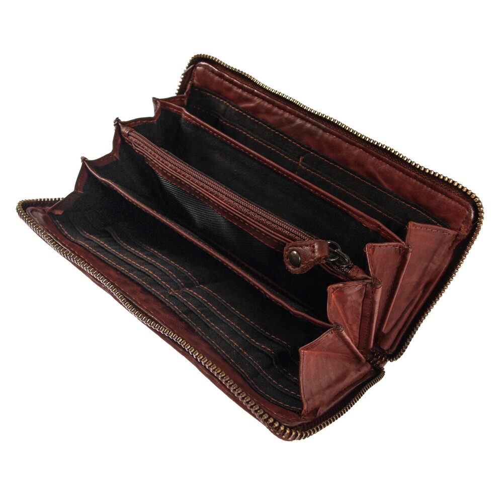 Женский кошелек Ashwood D81 Cognac (Коньячный)