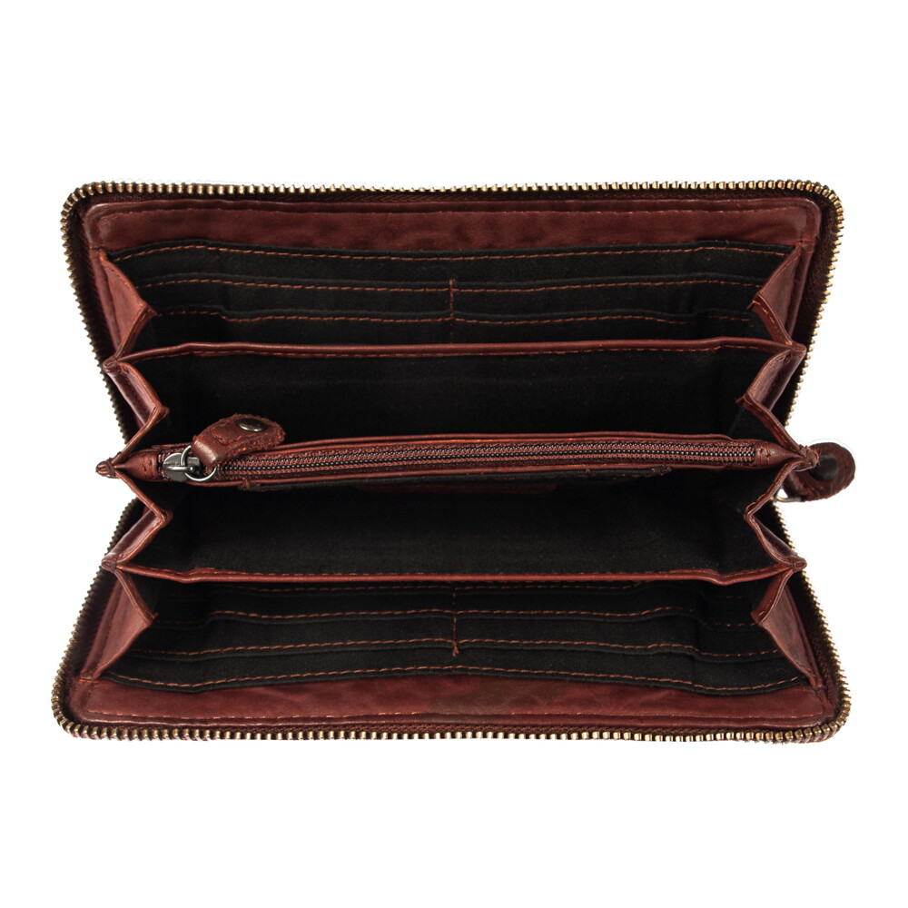 Женский кошелек Ashwood D81 Cognac (Коньячный)
