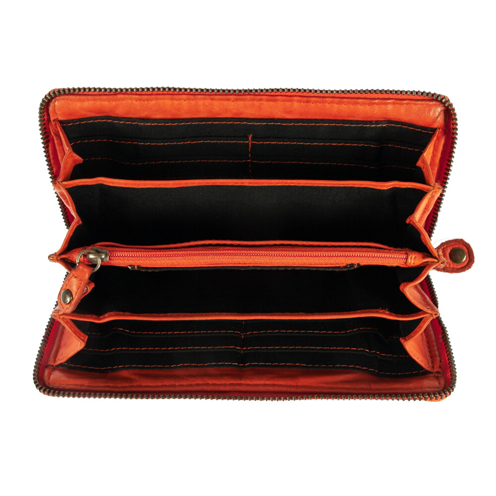 Женский кошелек Ashwood D81 Orange (Оранжевый)