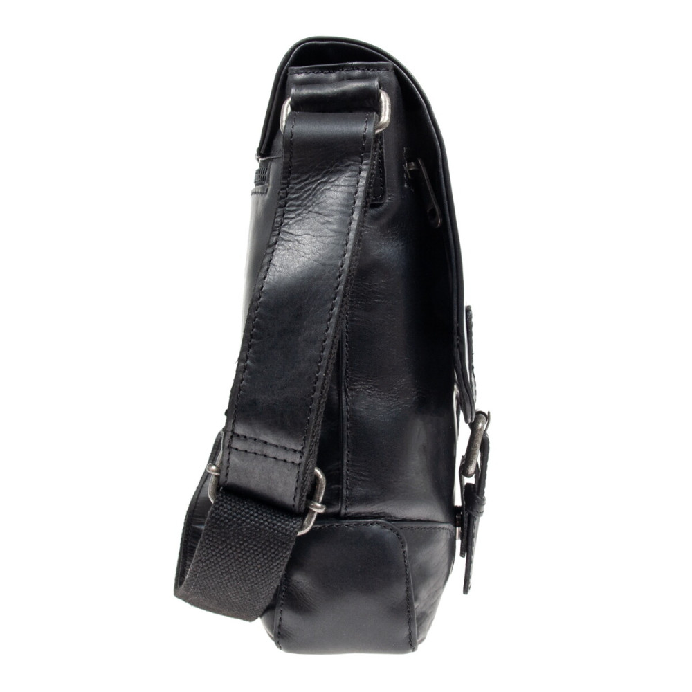 Сумка мужская Ashwood Oscar Black (Черный)