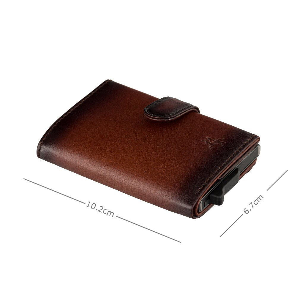 Кошелек мужской Visconti AT57 Noah c RFID (Burnish Tan)