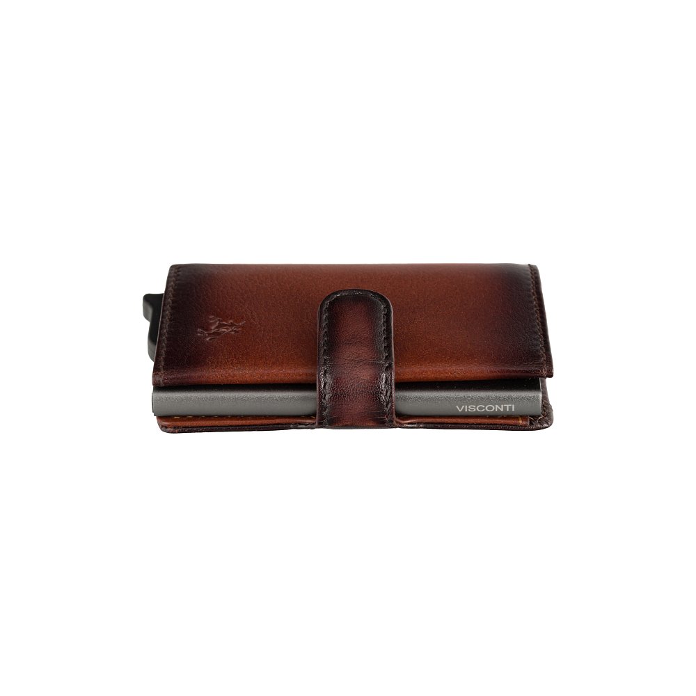 Кошелек мужской Visconti AT57 Noah c RFID (Burnish Tan)