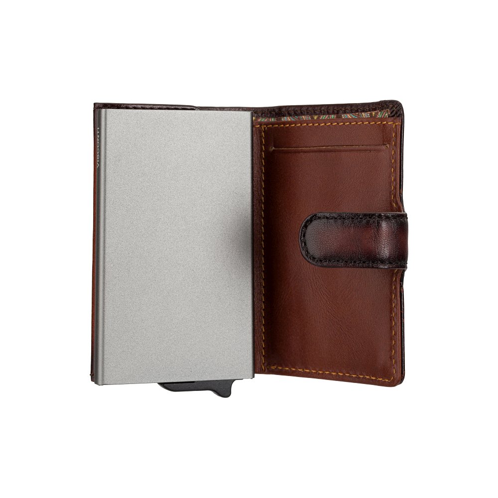 Кошелек мужской Visconti AT57 Noah c RFID (Burnish Tan)