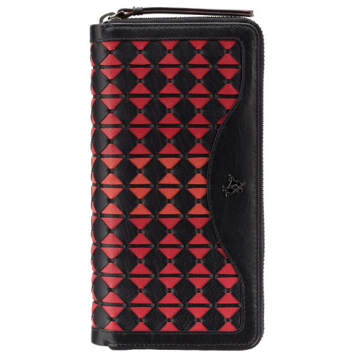 Жіночий гаманець Visconti BR76 Amour (Black/Cherry) 