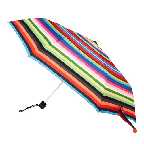 Парасолька жіноча Fulton L354- Minilite-2 Retro Stripe (Ретро полоса)