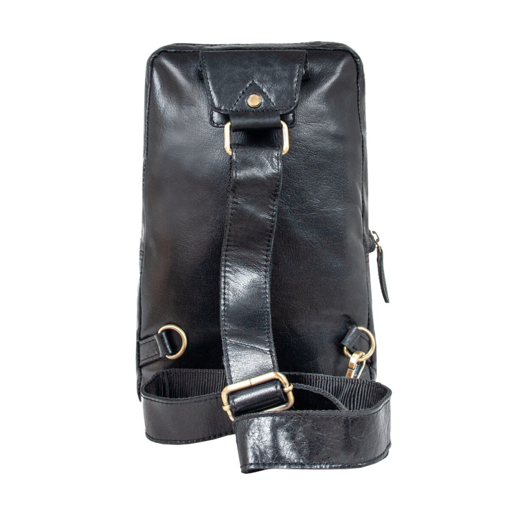Cумка нагрудна Ashwood G39 Black (Чорний)