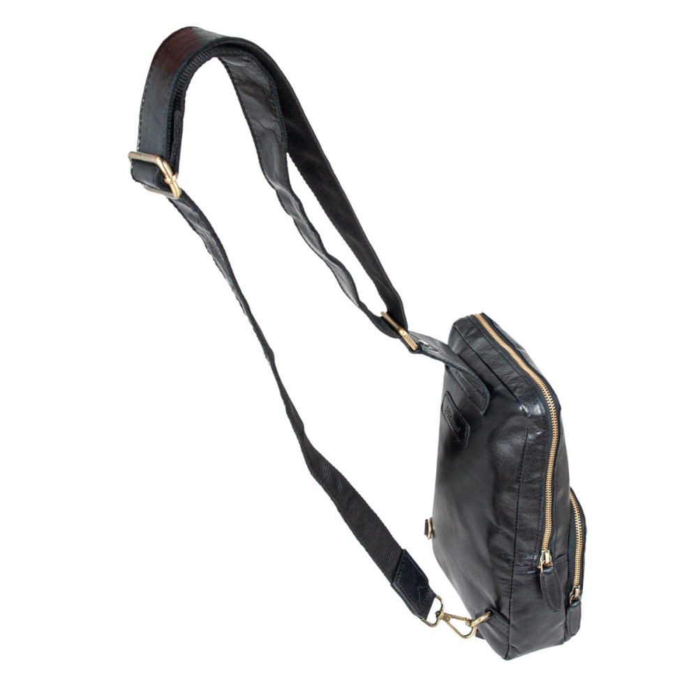 Cумка нагрудна Ashwood G39 Black (Чорний)
