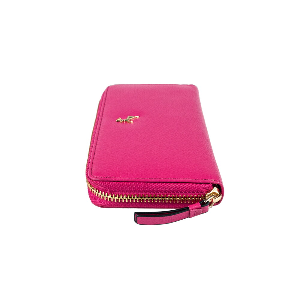 Женский кожаный кошелек Ashwood J51 RASPBERRY-SORBET (Ягодный)