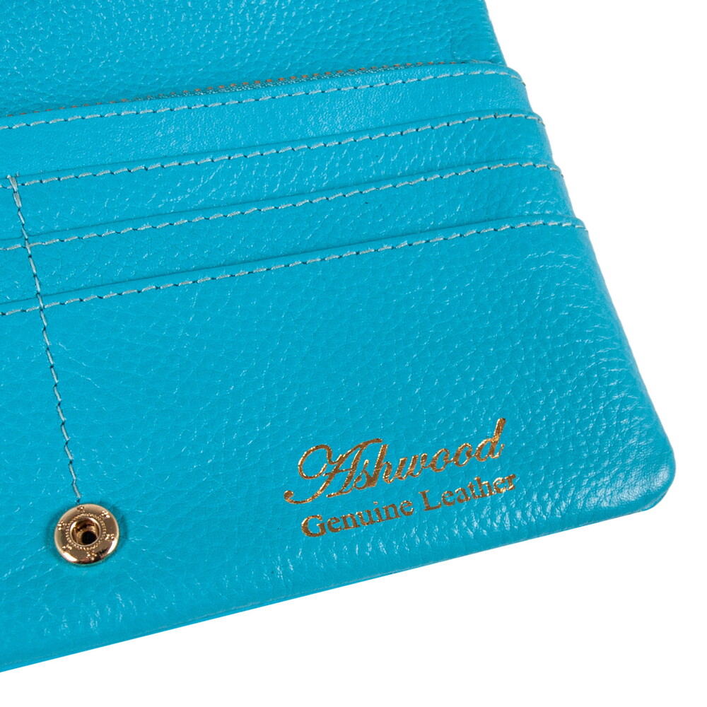 Кошелек женский Ashwood J56 BLUE ATOLL (Синий)