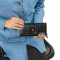 Женский кожаный кошелек Ashwood C05 BLACK (Черный)