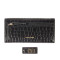 Женский кожаный кошелек Ashwood C05 BLACK (Черный)