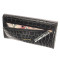 Женский кожаный кошелек Ashwood C05 BLACK (Черный)