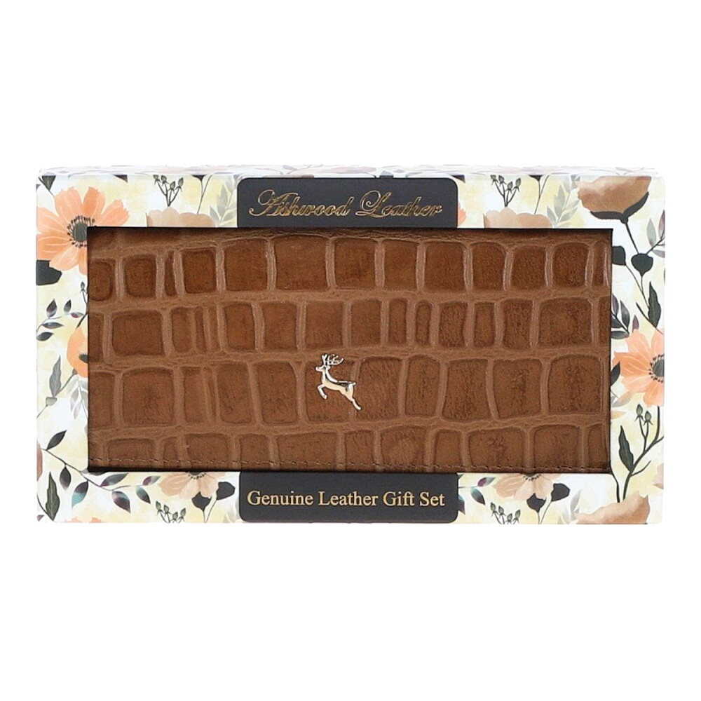Женский кожаный кошелек Ashwood C05 TAN (Рыжий)
