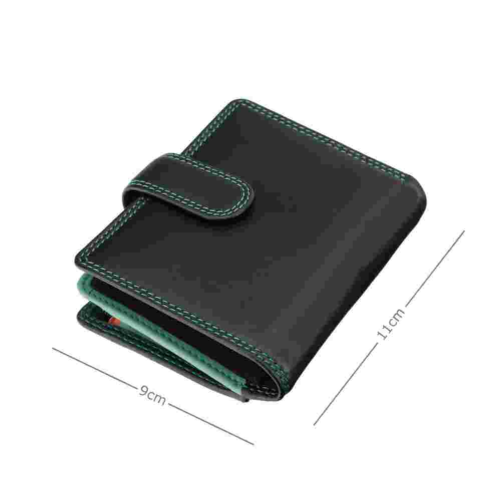 Жіночий шкіряний гаманець Visconti RB40 Bali c RFID (Black/Rhumba)
