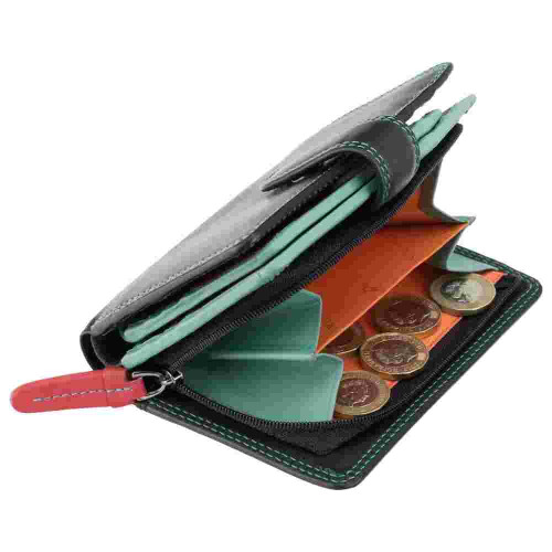 Жіночий гаманець Visconti RB51 Fiji із захистом RFID (Black/Rhumba) 