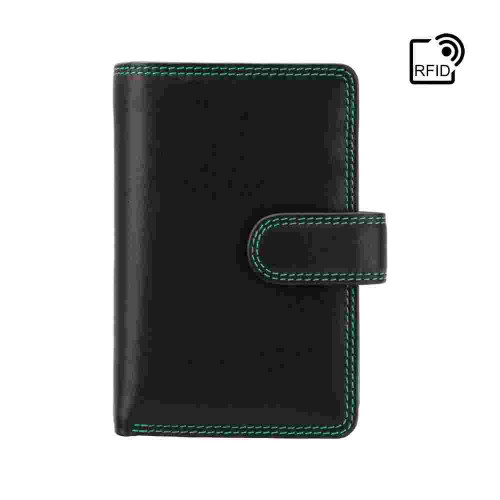 Жіночий гаманець Visconti RB51 Fiji із захистом RFID (Black/Rhumba) 