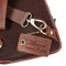 Сумка кожаная нагрудная Ashwood K43 Chestnut (Каштановый)