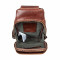 Сумка кожаная нагрудная Ashwood K43 Chestnut (Каштановый)
