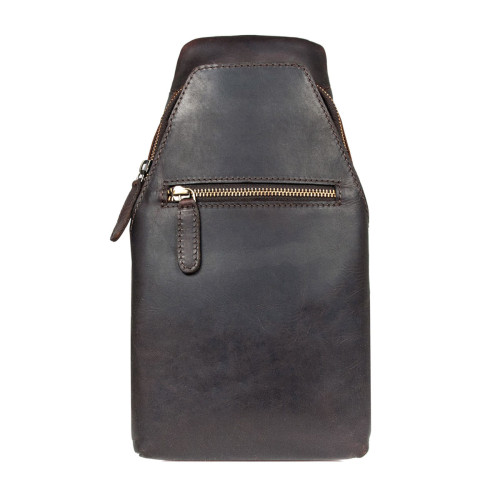 Cумка нагрудна Ashwood K43 Brown (Коричневий)