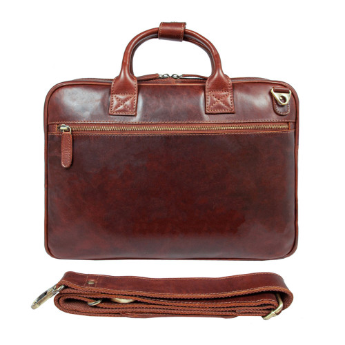 Cумка чоловіча Ashwood K46 Chestnut (Каштановий)