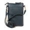 Кожаная сумка для смартфона AZ71 Black (Черный)