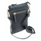 Кожаная сумка для смартфона AZ71 Black (Черный)