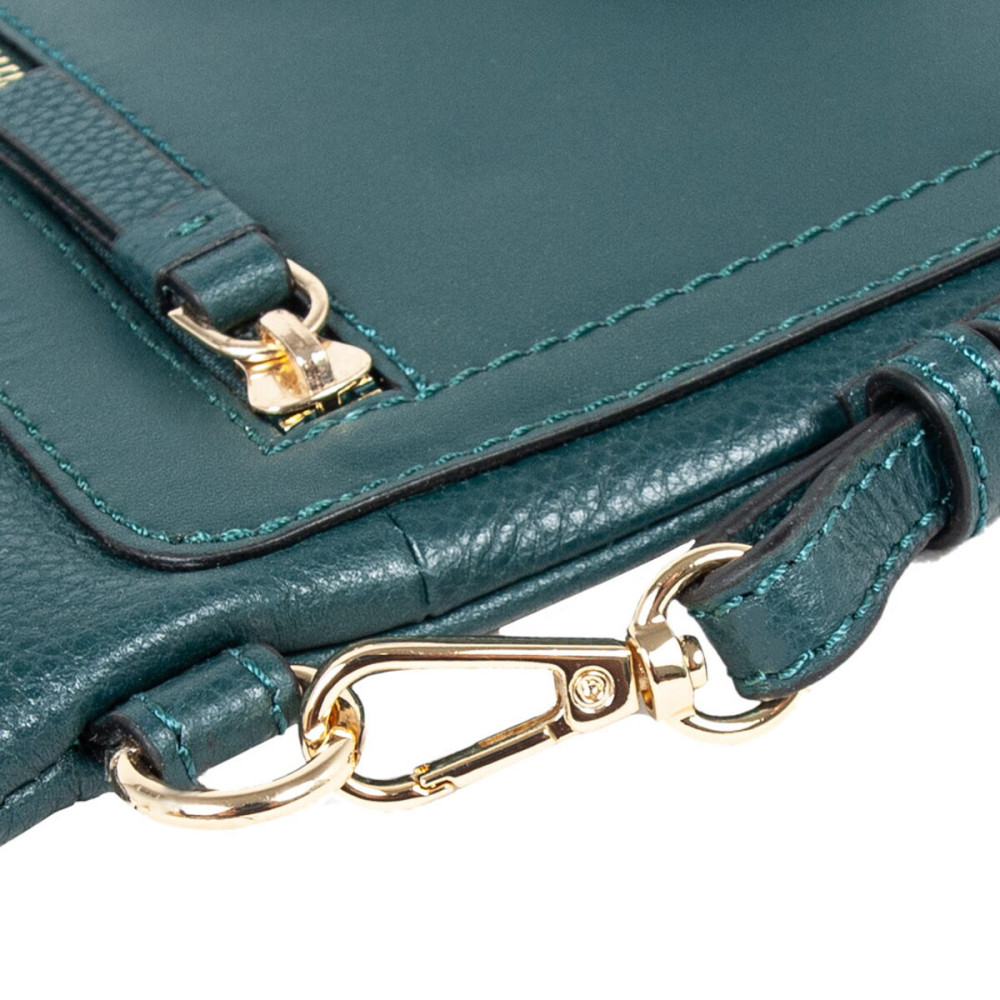 Кожаная сумка для смартфона AZ71 Green (Зеленый) 