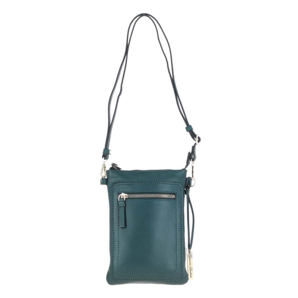 Кожаная сумка для смартфона AZ71 Green (Зеленый) 