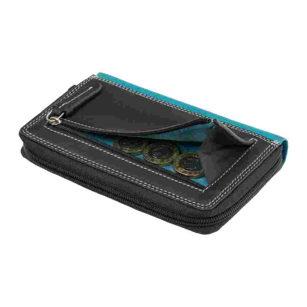 Женский кожаный кошелек Visconti RB98 Aruba (Blue Multi)