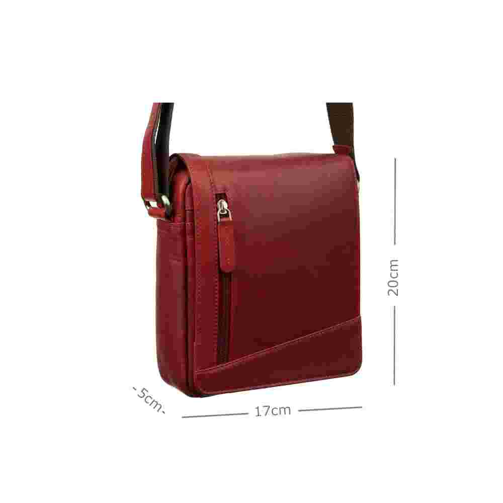 Сумка чоловіча Visconti S7 Messenger Bag A5 Lee (Red)