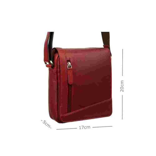 Сумка чоловіча Visconti S7 Messenger Bag A5 Lee (Red)