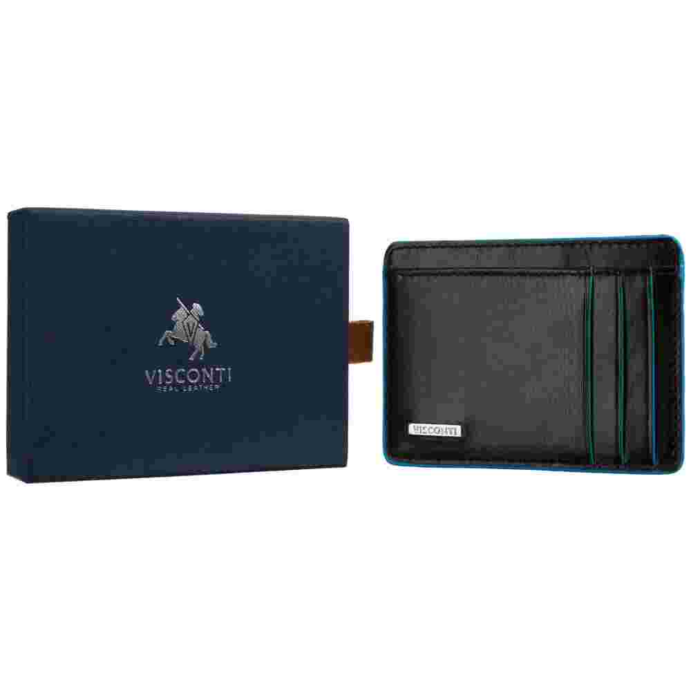 Кредитниця-картхолдер Visconti ALP91 Monaco (Black)