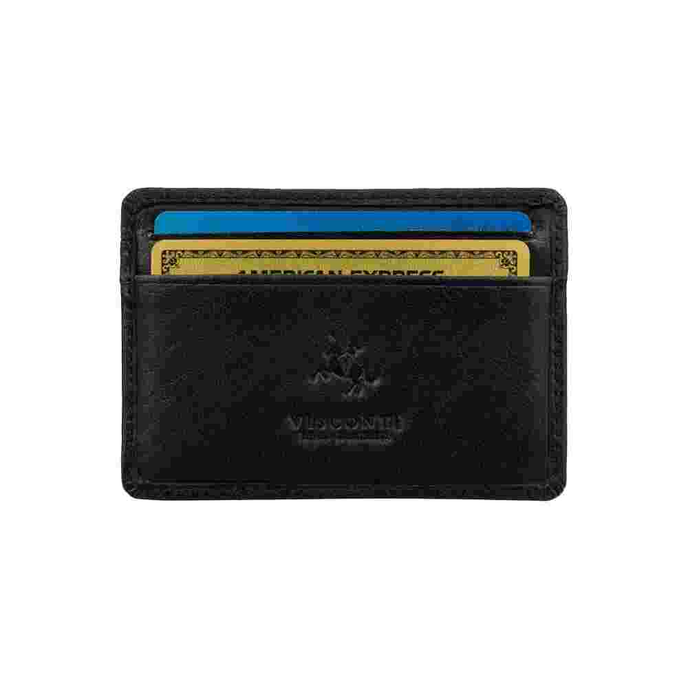 Кожаный картхолдер Visconti VSL66 Reese (Black) 
