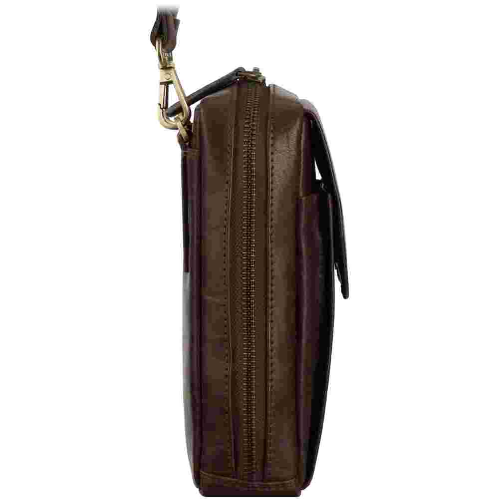 Мужская кожаная сумка на пояс Visconti S45 Alex (Brown) 