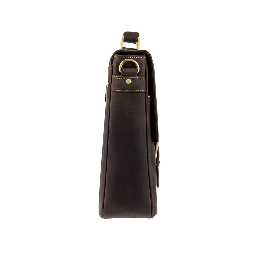Мужской кожаный портфель Visconti 18716 Berlin (oil brown)