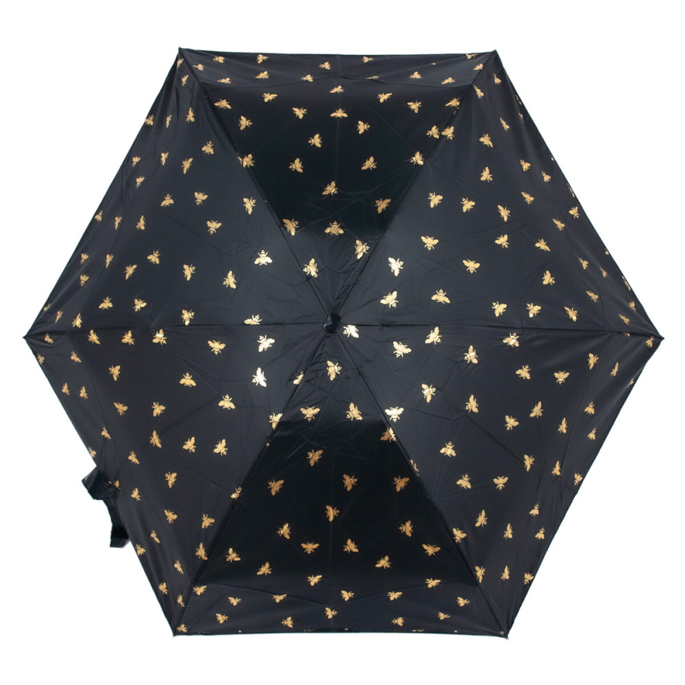 Женский мини зонт Fulton L501 Tiny-2 Golden Bees (Золотые пчелы)