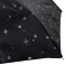 Женский мини зонт Fulton L501 Tiny-2 Glitter Stars Black (Блеск звезд)
