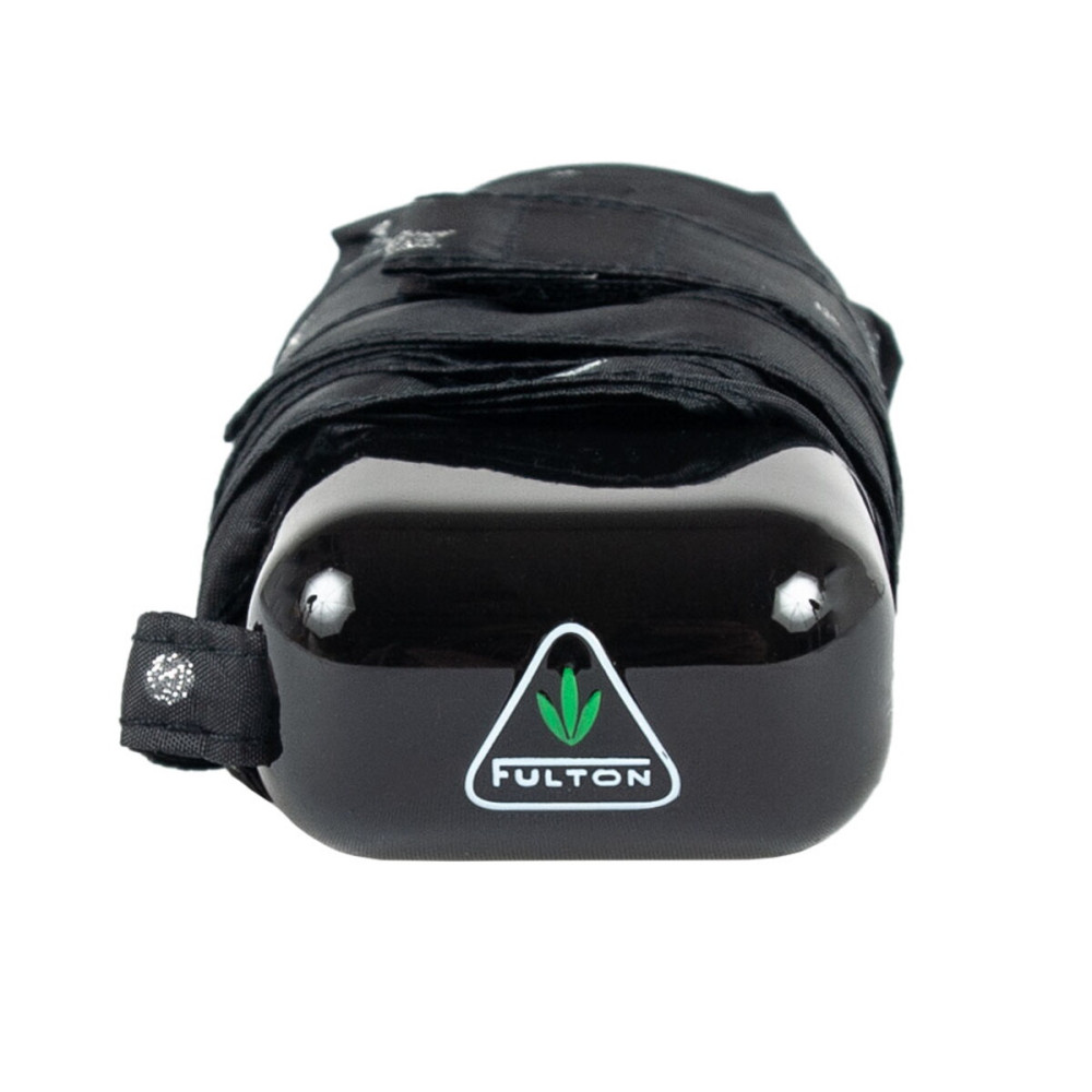 Женский мини зонт Fulton L501 Tiny-2 Glitter Stars Black (Блеск звезд)