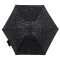 Женский мини зонт Fulton L501 Tiny-2 Glitter Stars Black (Блеск звезд)