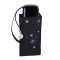 Женский мини зонт Fulton L501 Tiny-2 Glitter Stars Black (Блеск звезд)