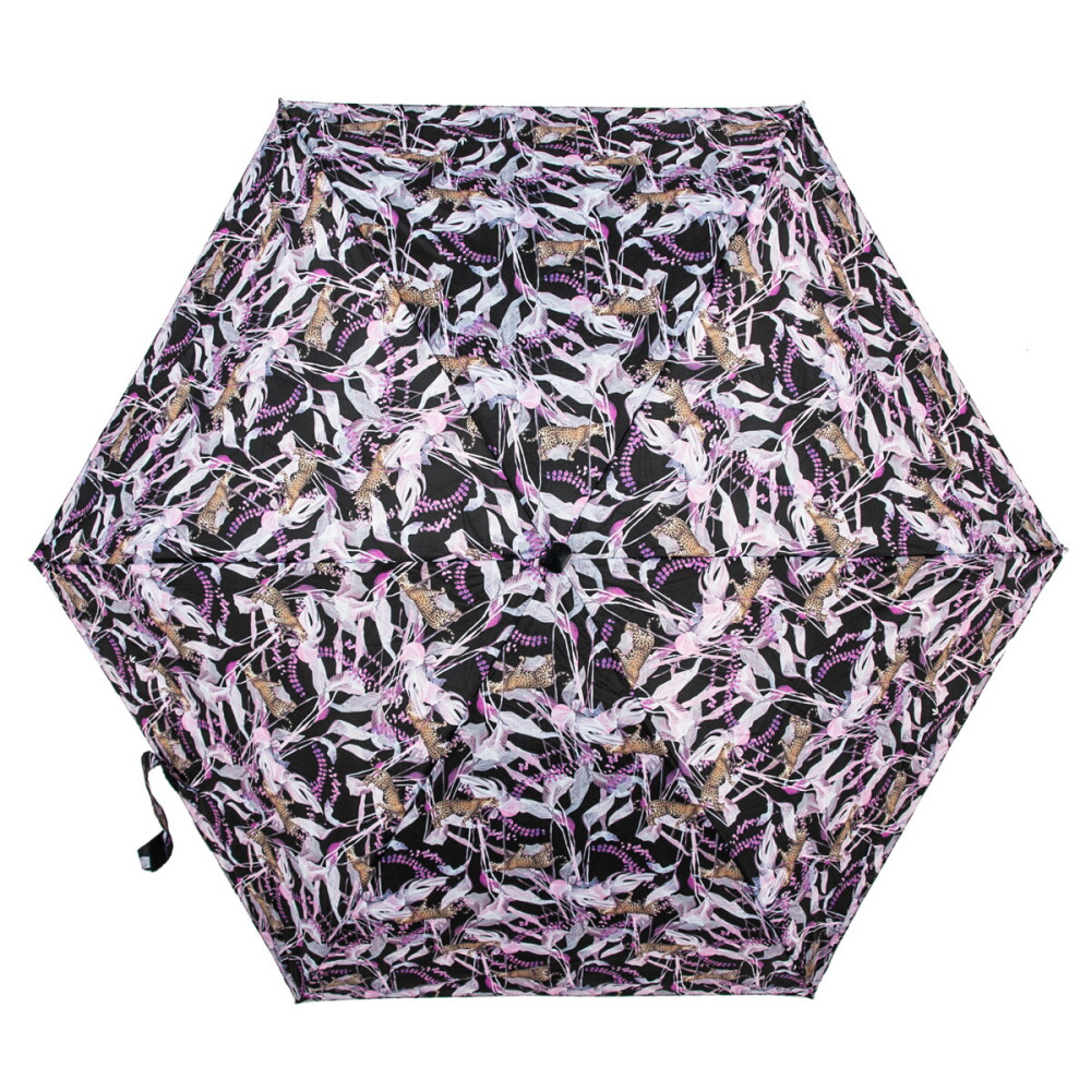 Женский мини зонт Fulton L501 Tiny-2 OTT Leopard (Леопард)