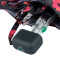 Женский мини зонт Fulton L501 Tiny-2 Houndstooth Poppy (Маки)