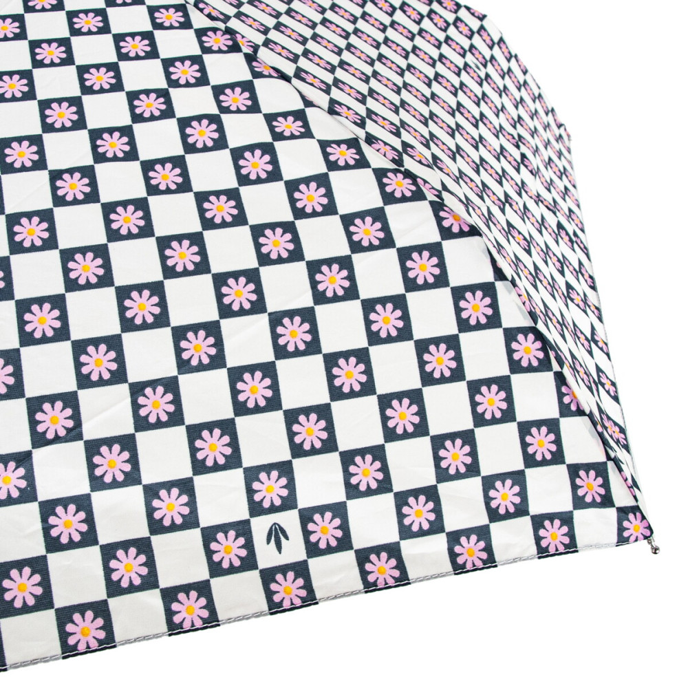 Женский мини зонт Fulton L501 Tiny-2 Flower Check (Цветочная клетка)