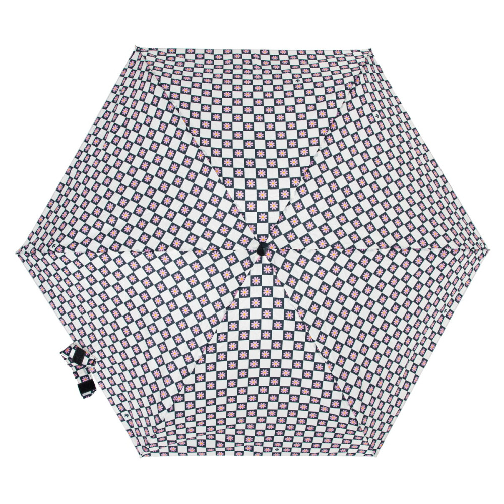 Женский мини зонт Fulton L501 Tiny-2 Flower Check (Цветочная клетка)