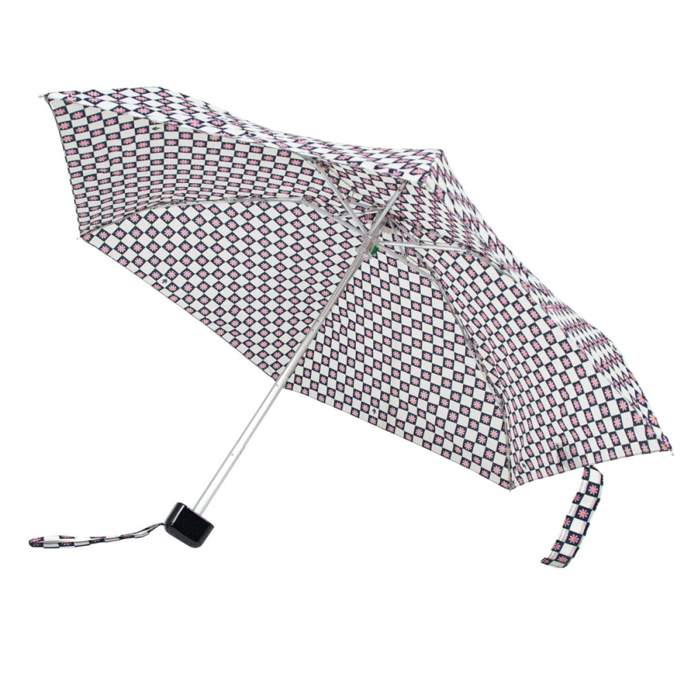 Женский мини зонт Fulton L501 Tiny-2 Flower Check (Цветочная клетка)