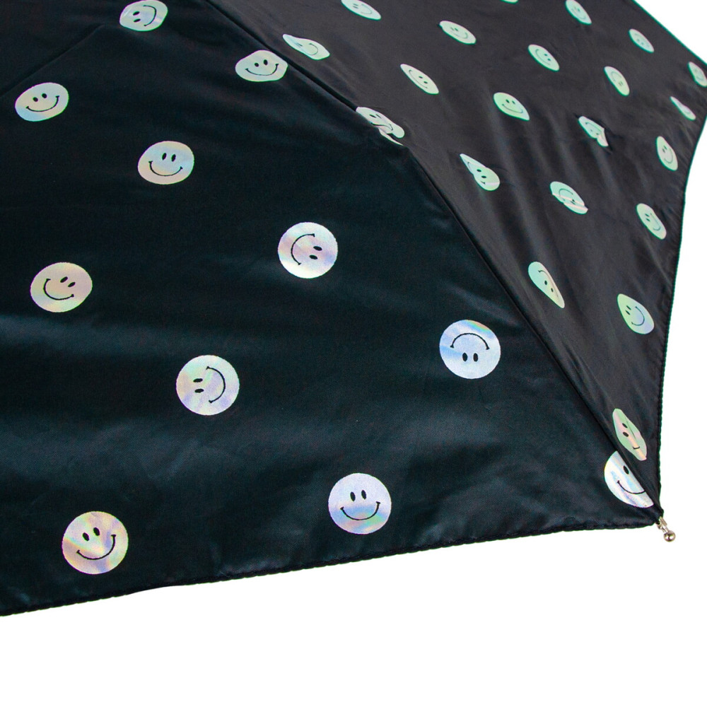 Женский мини зонт Fulton L501 Tiny-2 Smiley Spot (Смайлики)