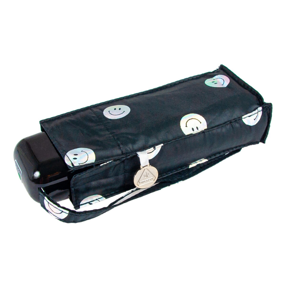 Женский мини зонт Fulton L501 Tiny-2 Smiley Spot (Смайлики)