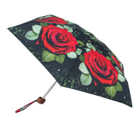 Женский мини зонт Fulton L501 Huge Rose (Огромная роза)