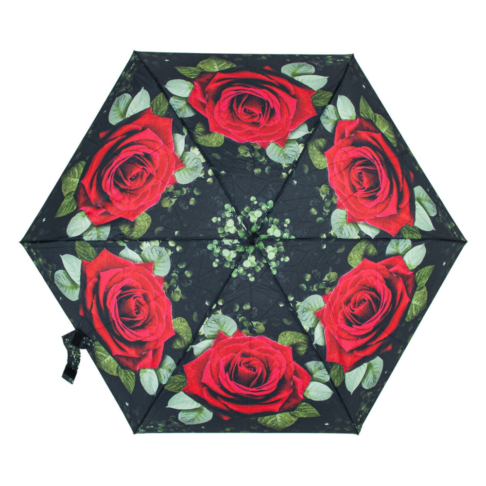 Женский мини зонт Fulton L501 Huge Rose (Огромная роза)